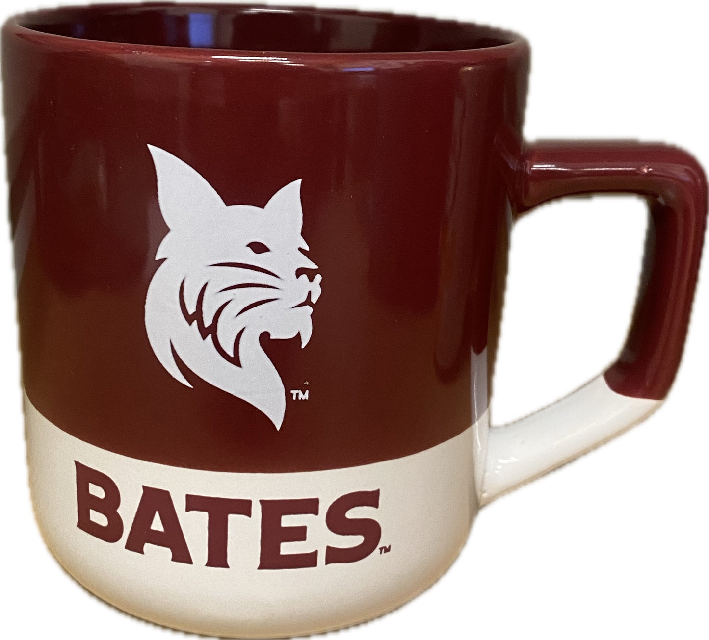 20 oz. Maroon and White Campus Colors mug