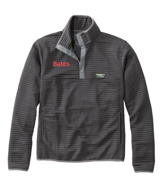 Charcoal Grey 1/4 Snap Airlight Pullover from L.L.Bean