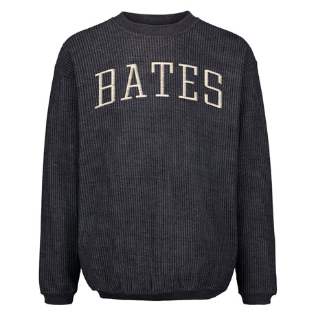 Charcoal BATES Bryce Corded Crewneck from MV Sport