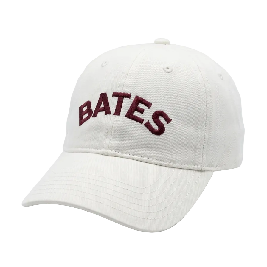 White BATES Sportsman Cap - Athletic Arch