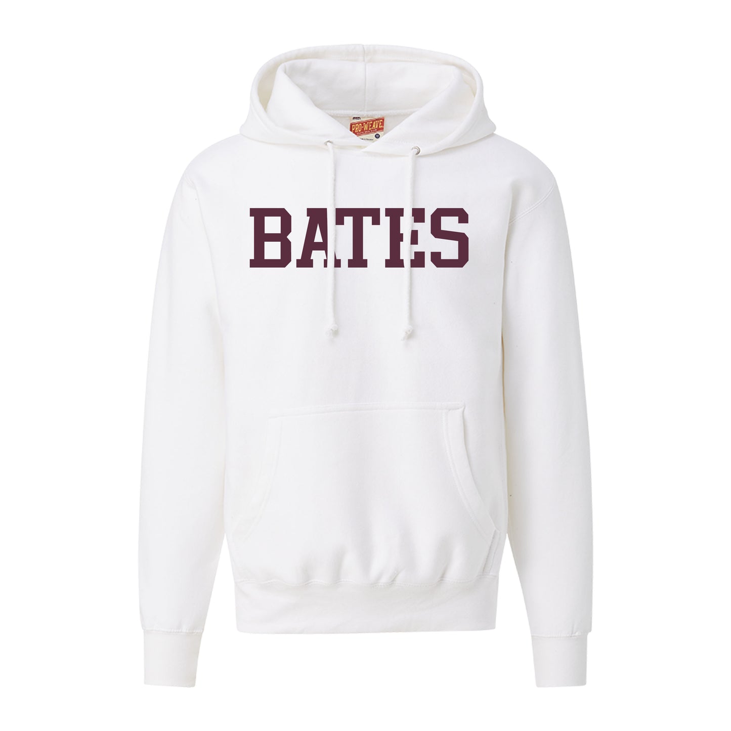White Pro-Weave BATES Sweatshirt