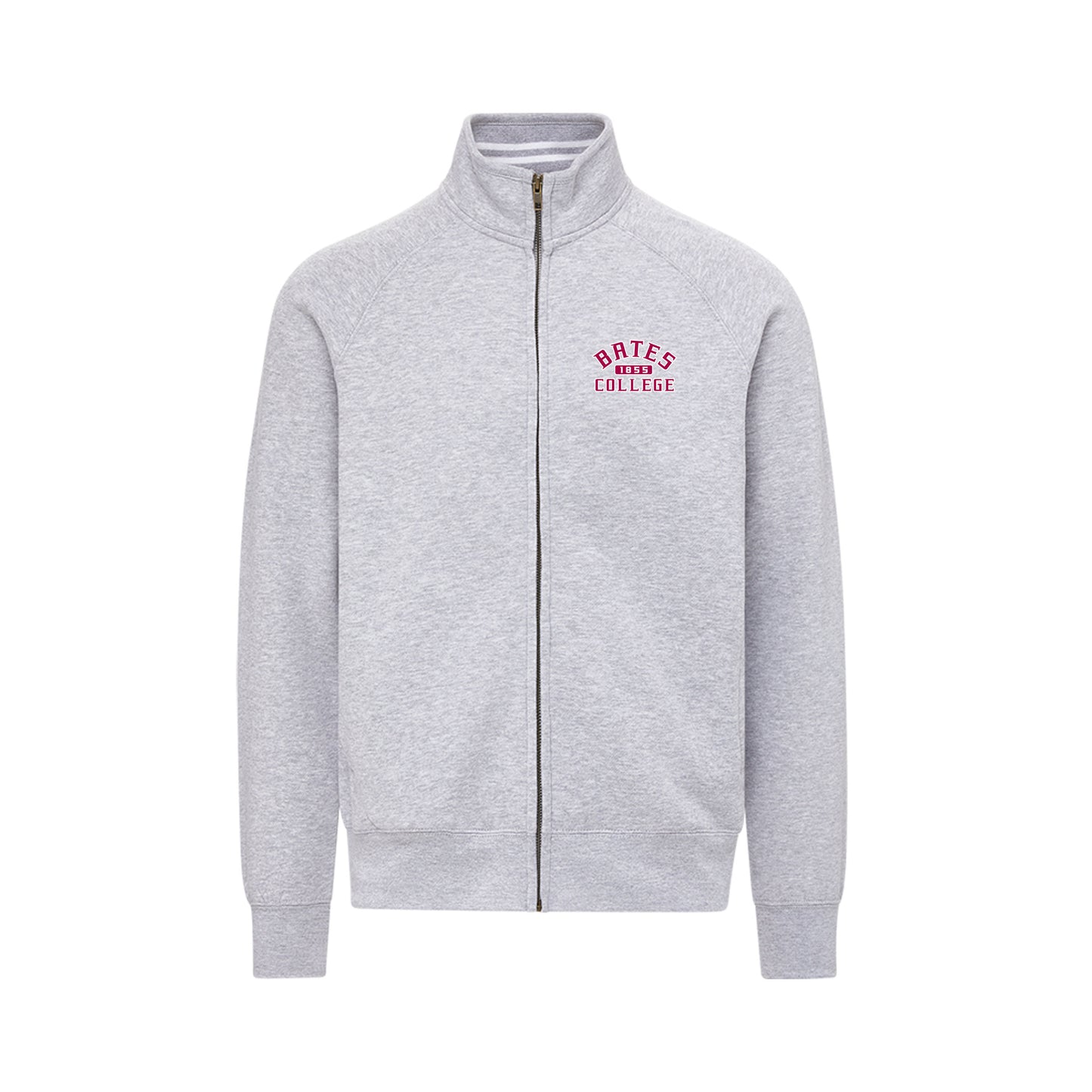 Full Zip Grey Vintage Fleece Track Jacket from MV Sport