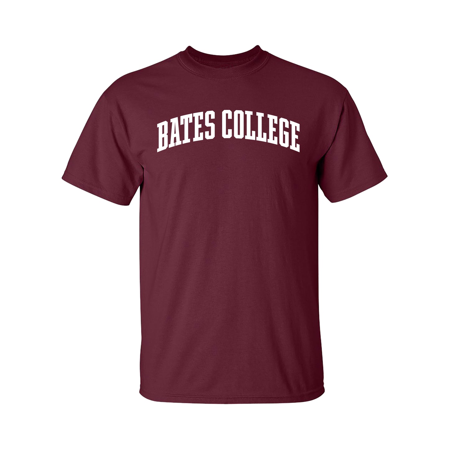 Maroon Arches BATES COLLEGE Tee Shirt