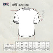 Retro Maroon Heather Bobcat inside B Tee from MV Sport