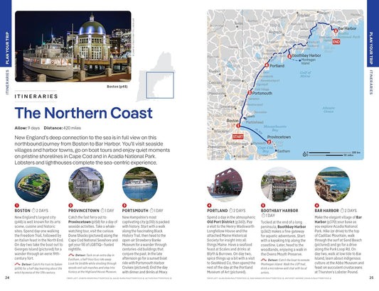 New England Travel Guide by Lonely Planet