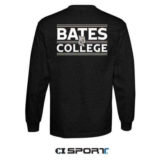 Black Long Sleeve BATES Tee