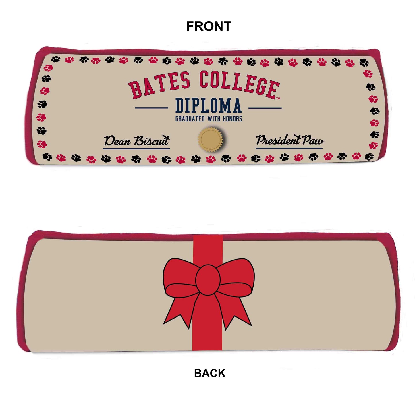 College Diploma Dog Toy