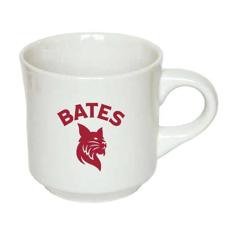 Dairy Mug with BATES Over Bobcat Icon
