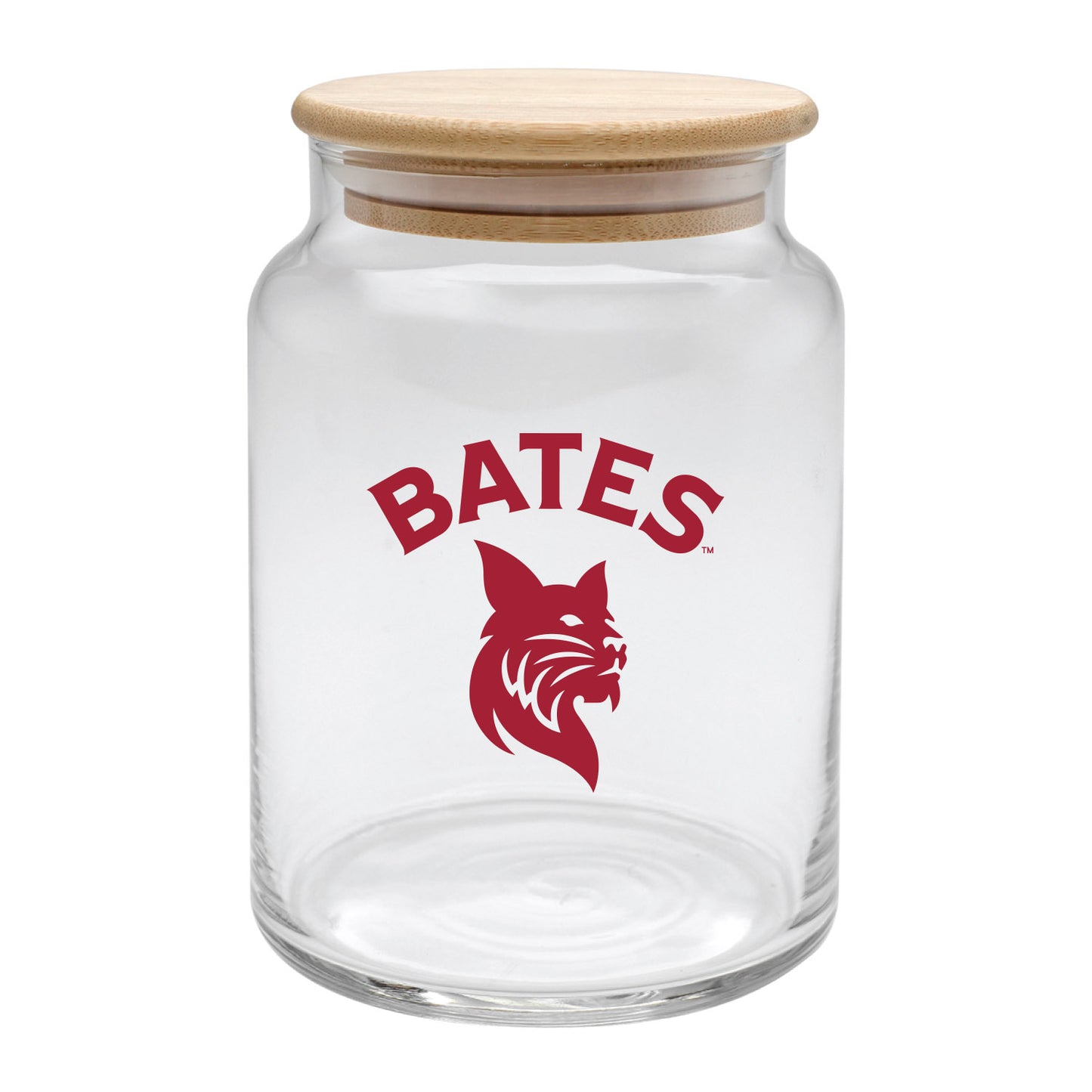 26 oz. BATES over Bobcat Logo Apothecary Jar