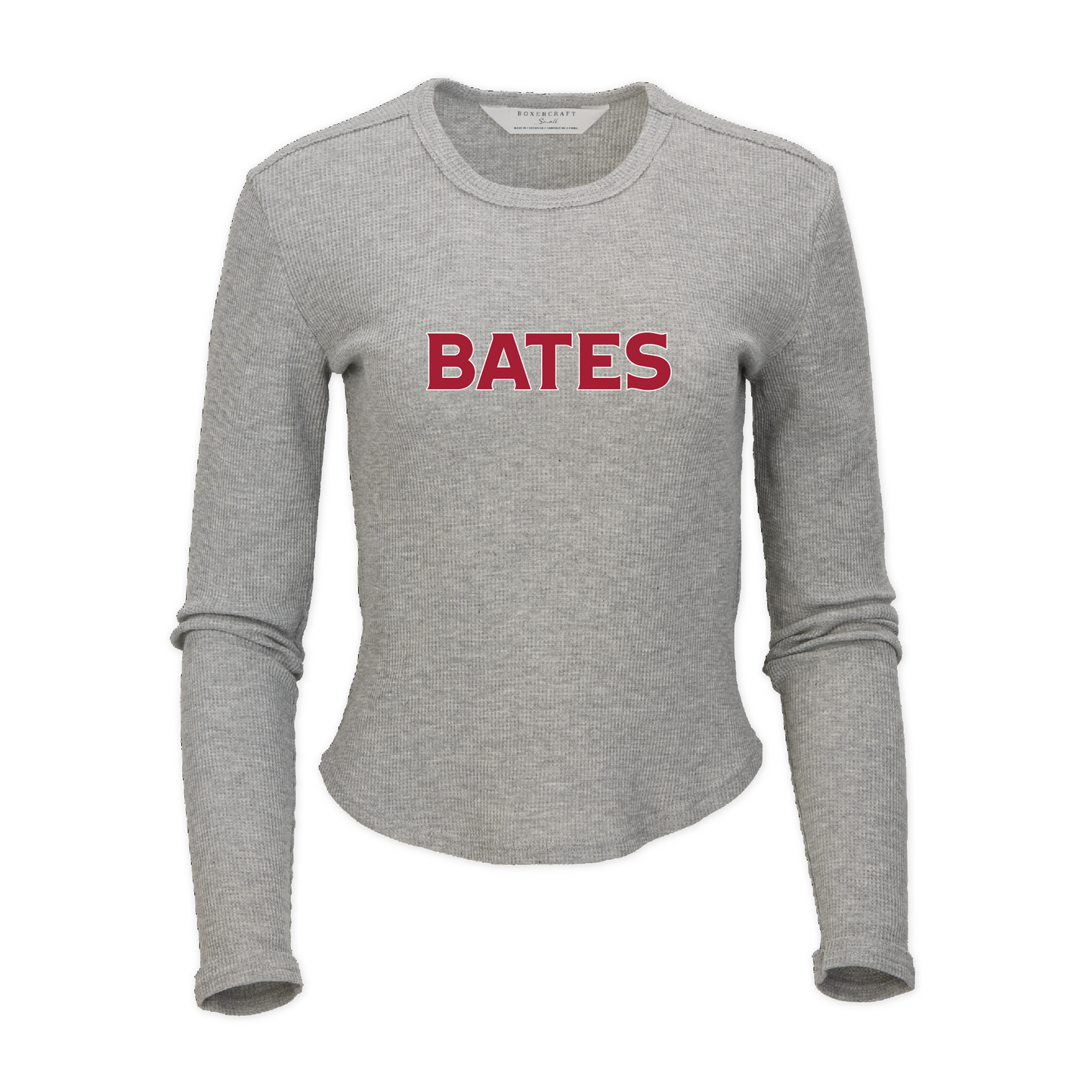 Women's Waffle-Knit Long Sleeve Tee from Boxercraft