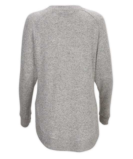 Women's Oxford Heather Cuddle Oversized Crew from Boxercraft