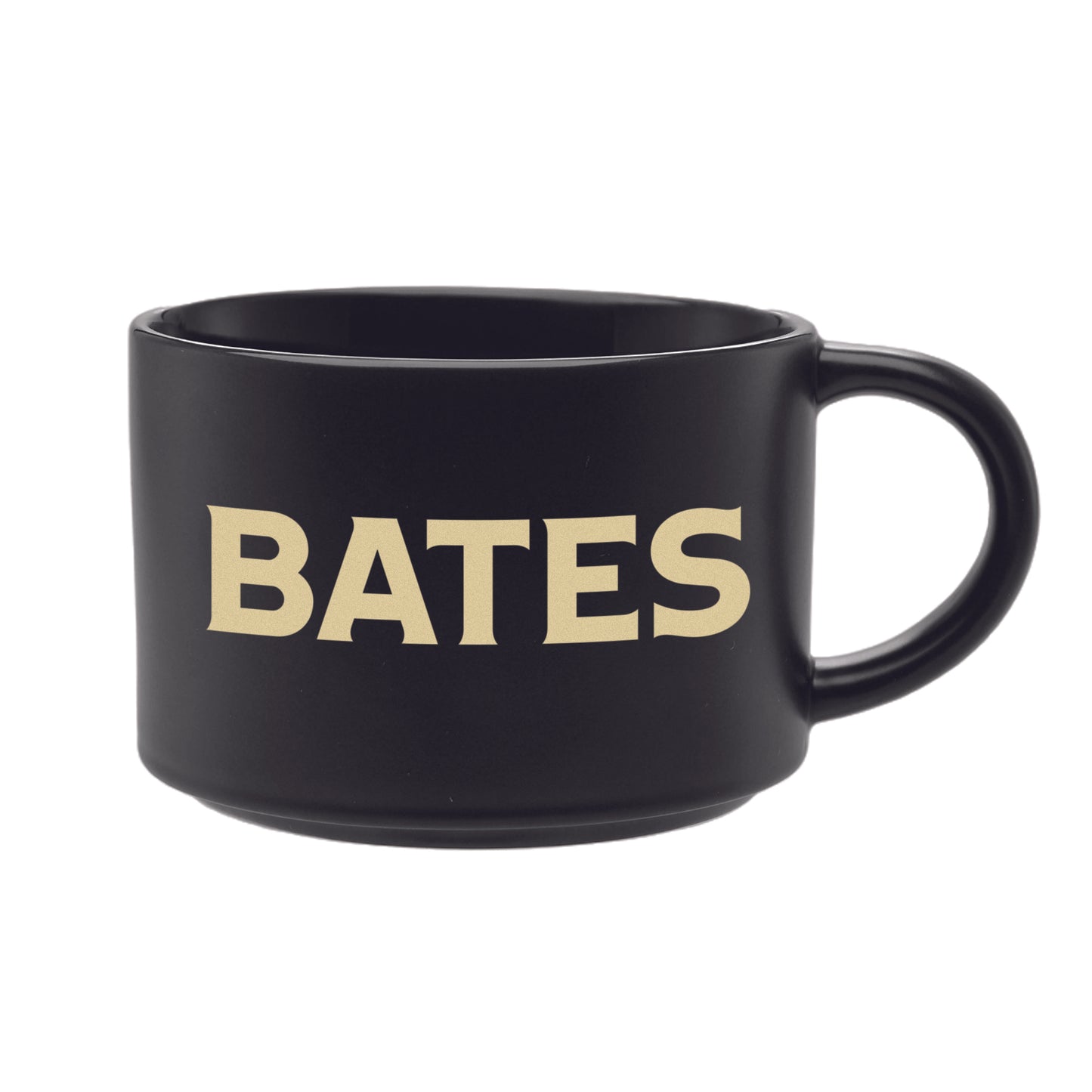 20 oz Black Ceramic Soup or Ice Cream Mug