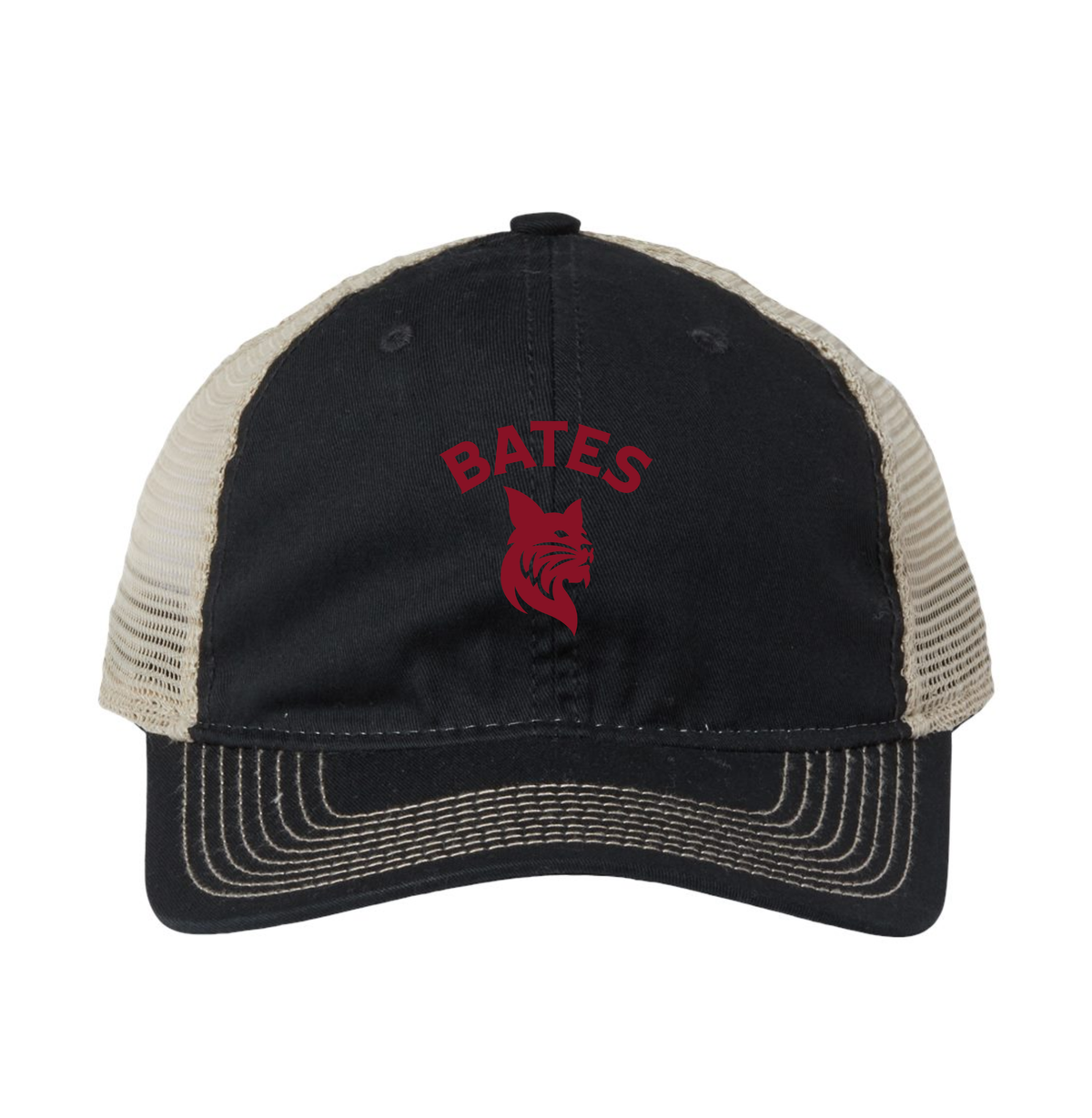 Soft-Washed Black Trucker Cap