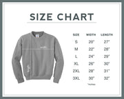 Ash Reverse Weave Crewneck Sweatshirt from MSP Eighty8