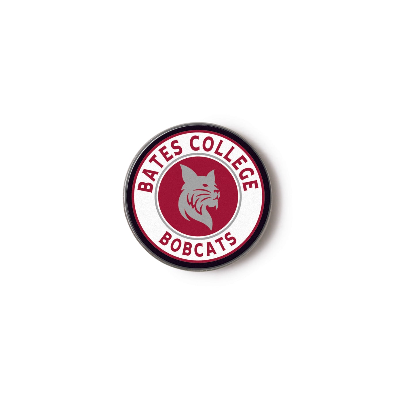 Lapel Pin with BATES COLLEGE BOBCATS encircling Bobcat Logo