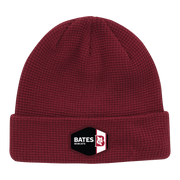 Cranberry Waffle Knit Cap