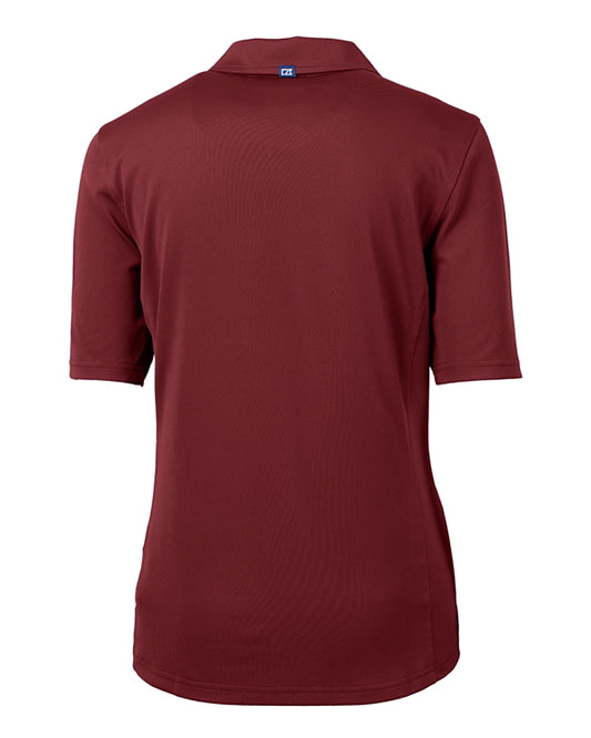 Virtue Eco Pique Burgundy Recycled Women's Polo from Cutter & Buck