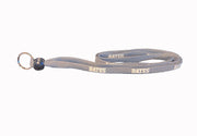 Lanyard 3/8" with Split Ring, Grey