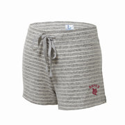 Women's Striped Cuddle Shorts from Boxercraft
