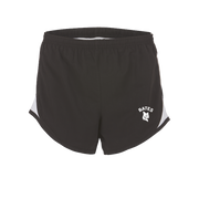 Women's Black & White Sport Short from Boxercraft
