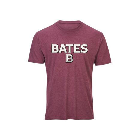 Maroon Heather Tri-Blend Tee from Boxercraft