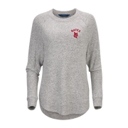 Women's Oxford Heather Cuddle Oversized Crew from Boxercraft