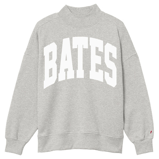 Women's Diana Mock Neck Pullover from League | Steel Grey