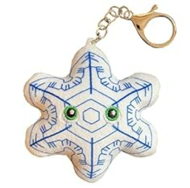 Snowflake, Stellar Plates Keychain from Thunderheads