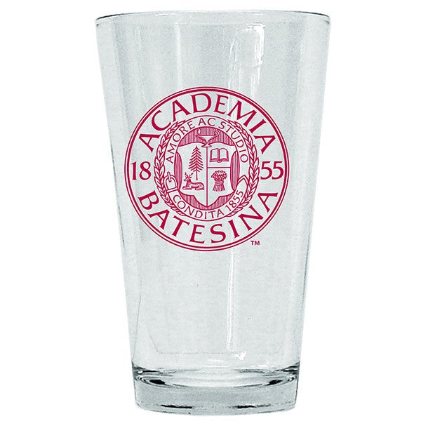 16 oz. Bates Academia Seal Pint Glass
