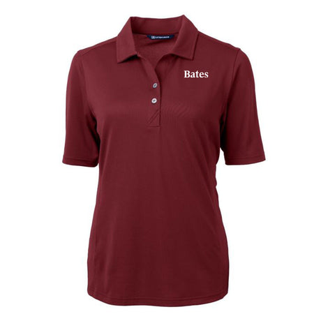 Cutter & Buck Virtue Eco Pique Burgundy Recycled Ladies Polo