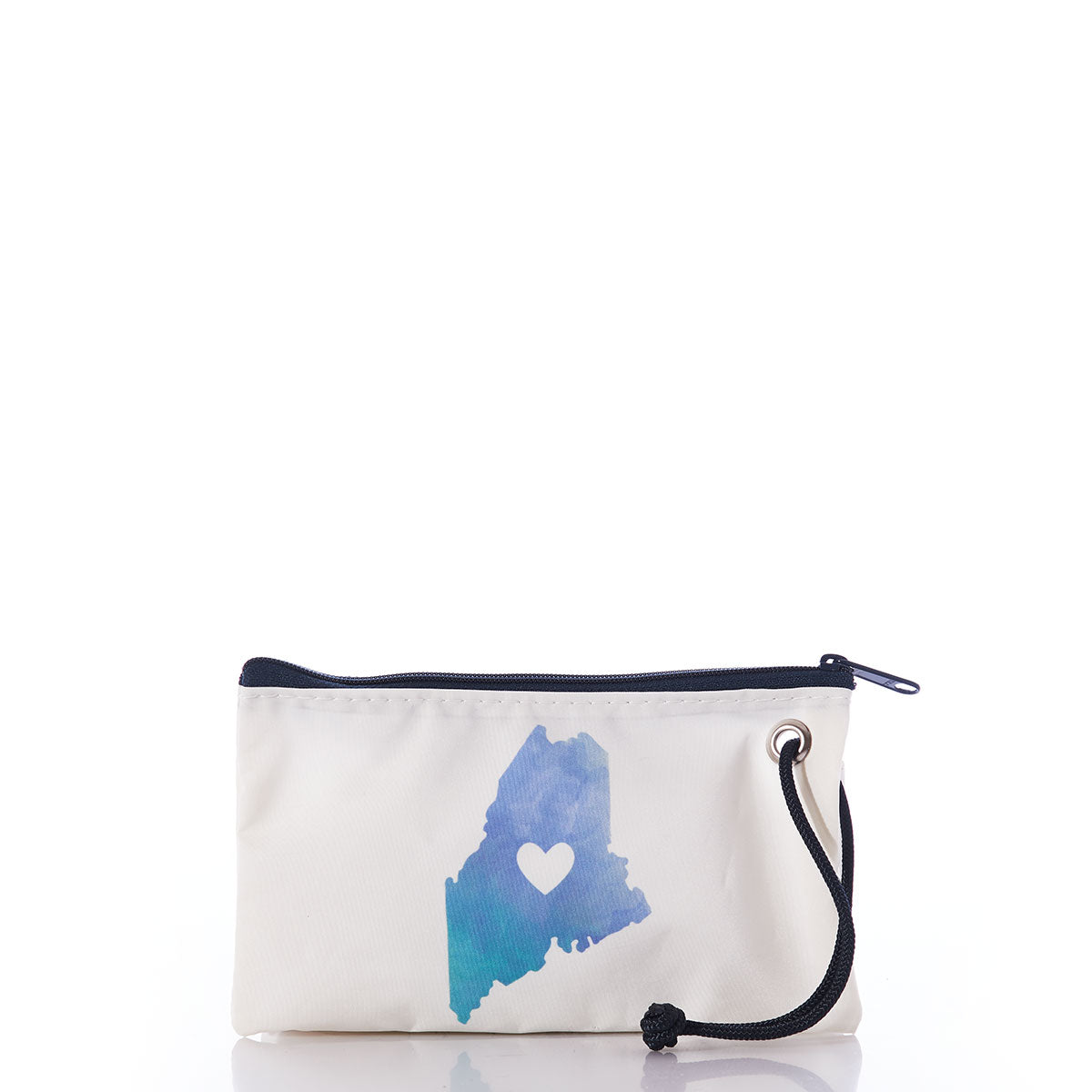 Maine Watercolor Wristlet Bag from Sea Bags