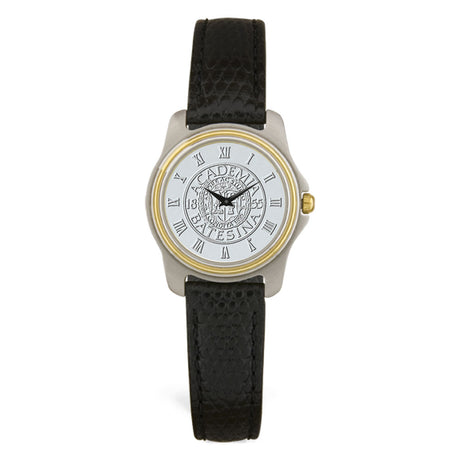 Two Tone Silver Face Women's Watch