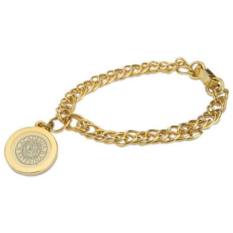 Bates Seal Gold Charm Bracelet