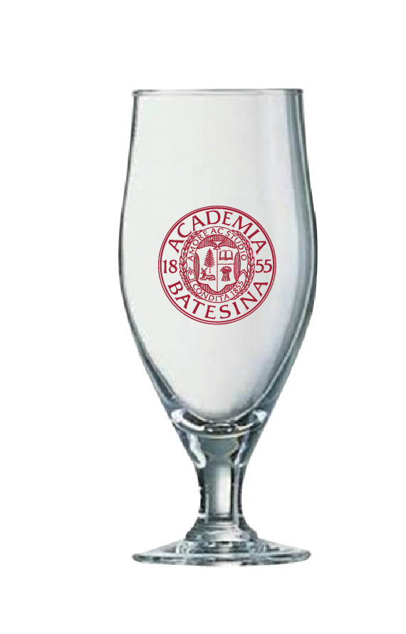 16 oz. Bates Academia Seal Cervoise Stem Glass