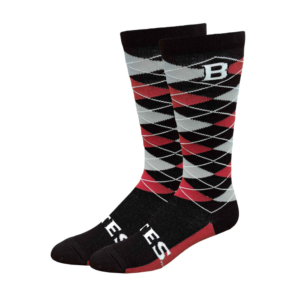 Socks, BATES "B" Argyle Socks