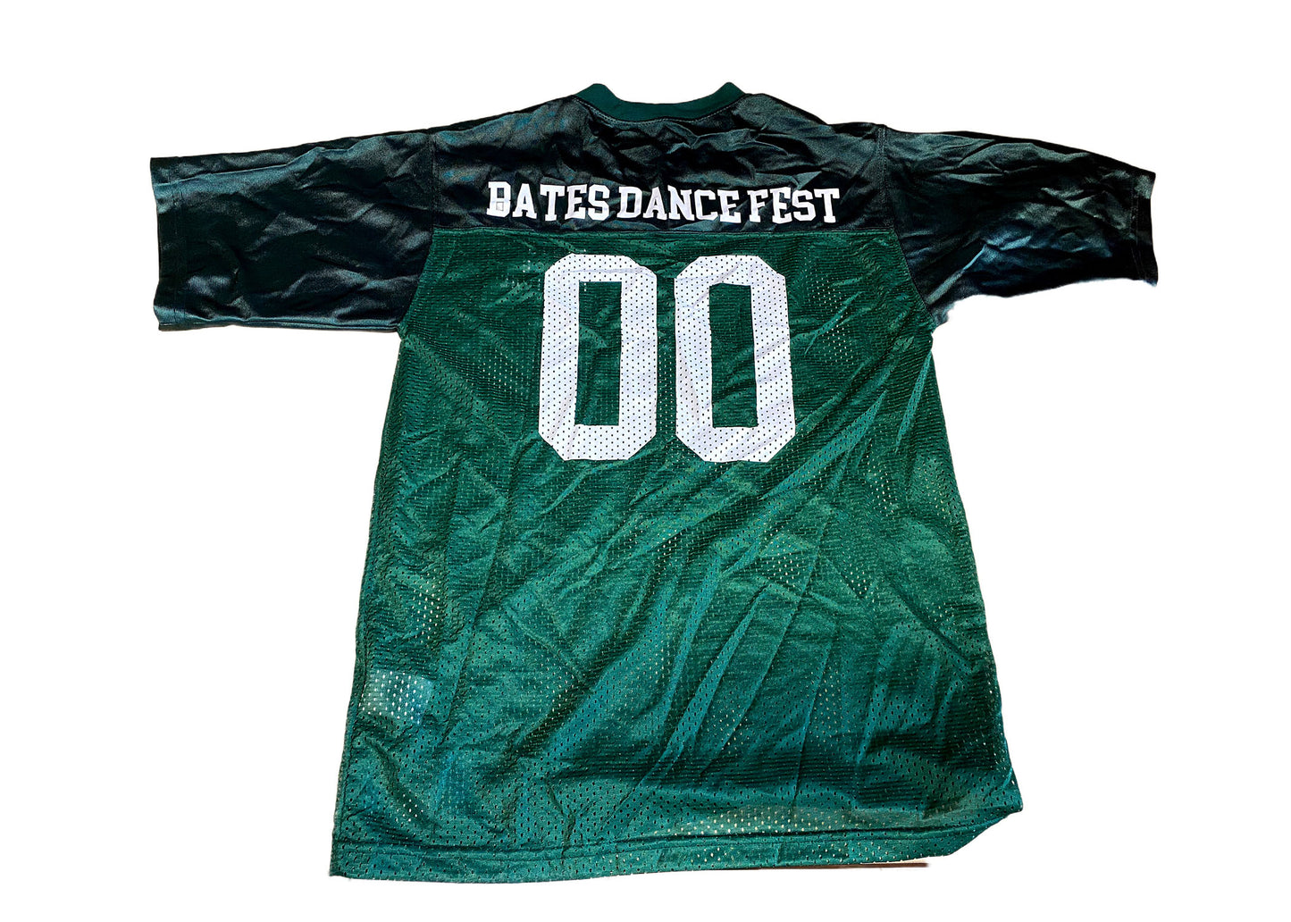 Bates Dance Festival Green V-Neck Mesh Jersey