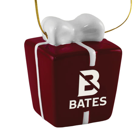Ornament, Ceramic Split "B" and BATES Gift Ornament
