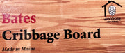 Board Game, Bates Bobcat Cribbage