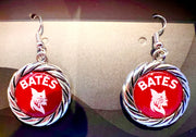 Earrings with BATES Bobcat