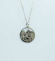 Sterling Silver Maine Moose 18" necklace from Downeast Jewelers