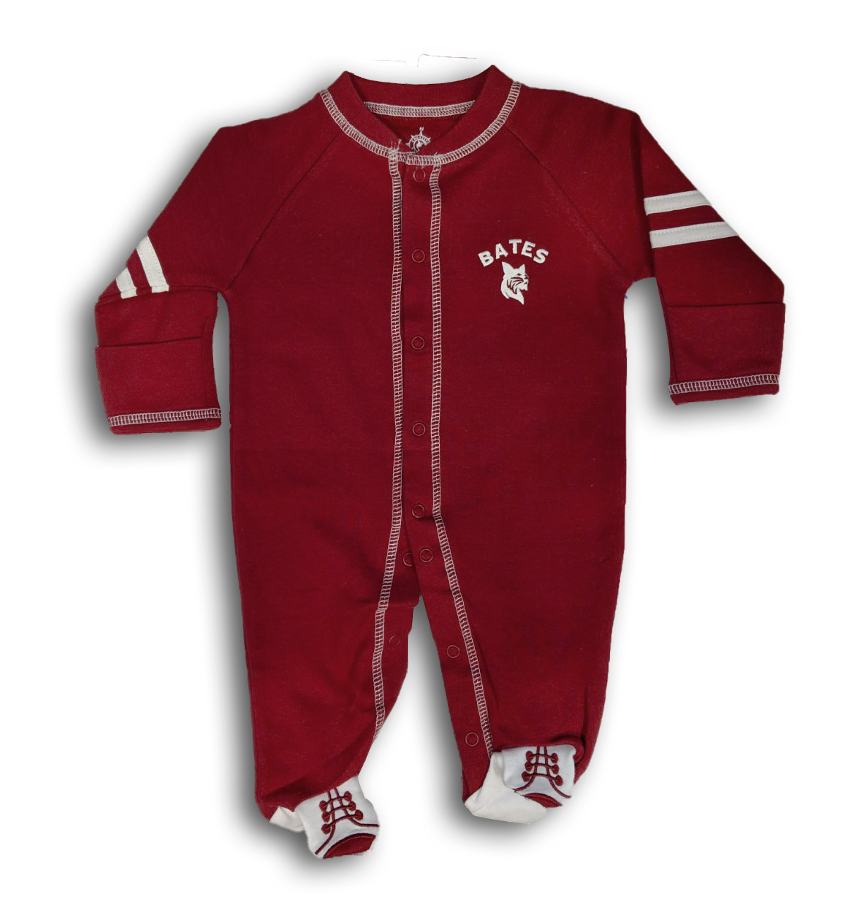 BATES Bobcat Footed Romper Onesie from Creative Knitwear
