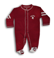 Footed Romper Onesie with BATES Bobcat