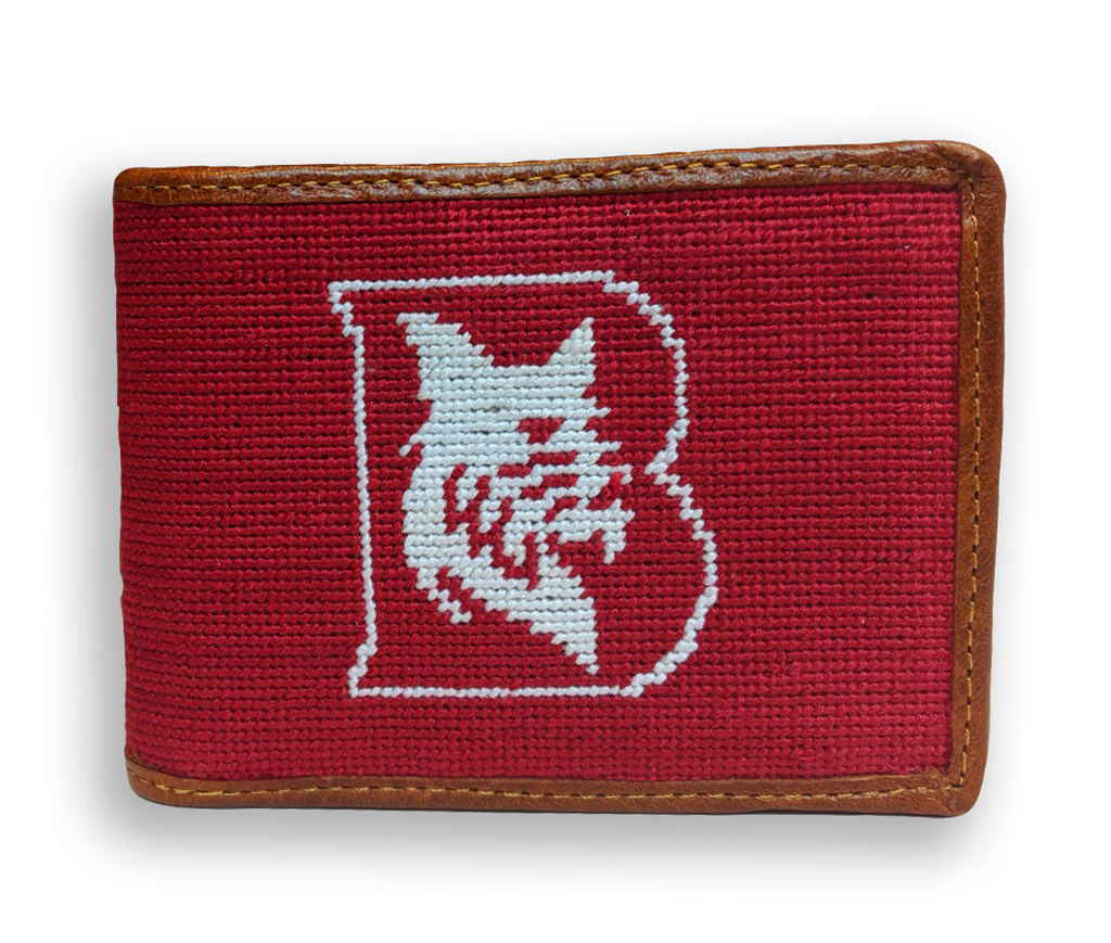 Smathers & Branson Men's Needlepoint Bi-Fold Wallet