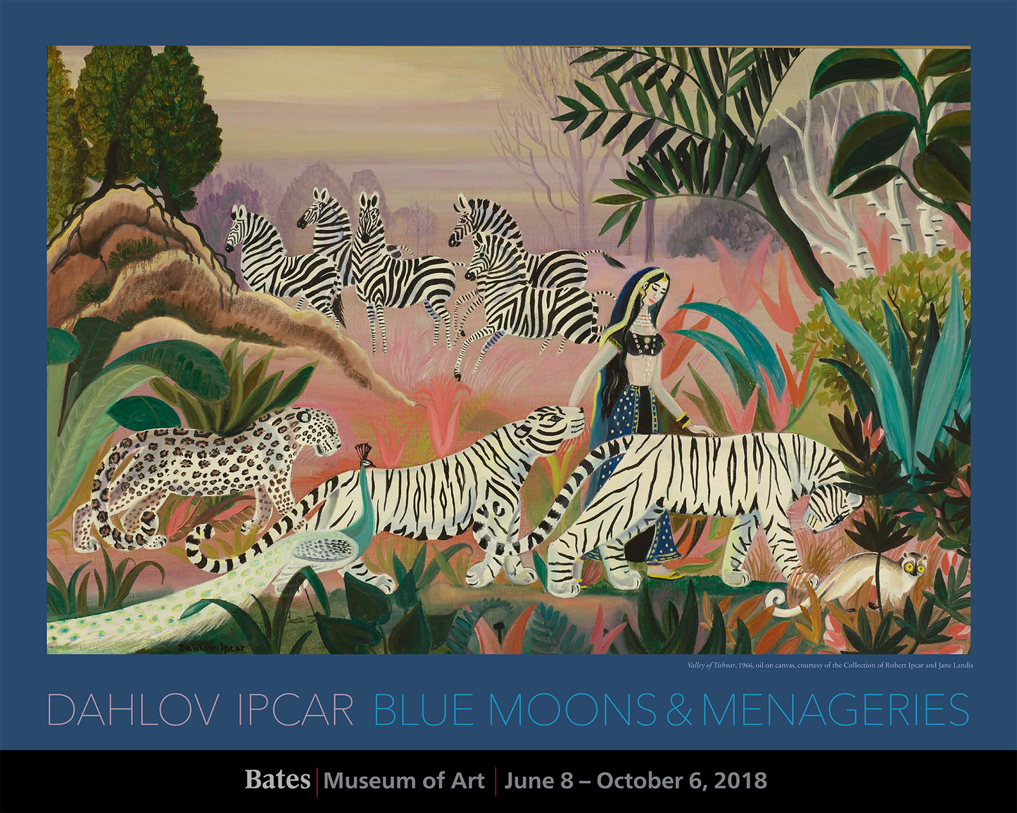 Dahlov Ipcar Poster: Blue Moons & Menageries