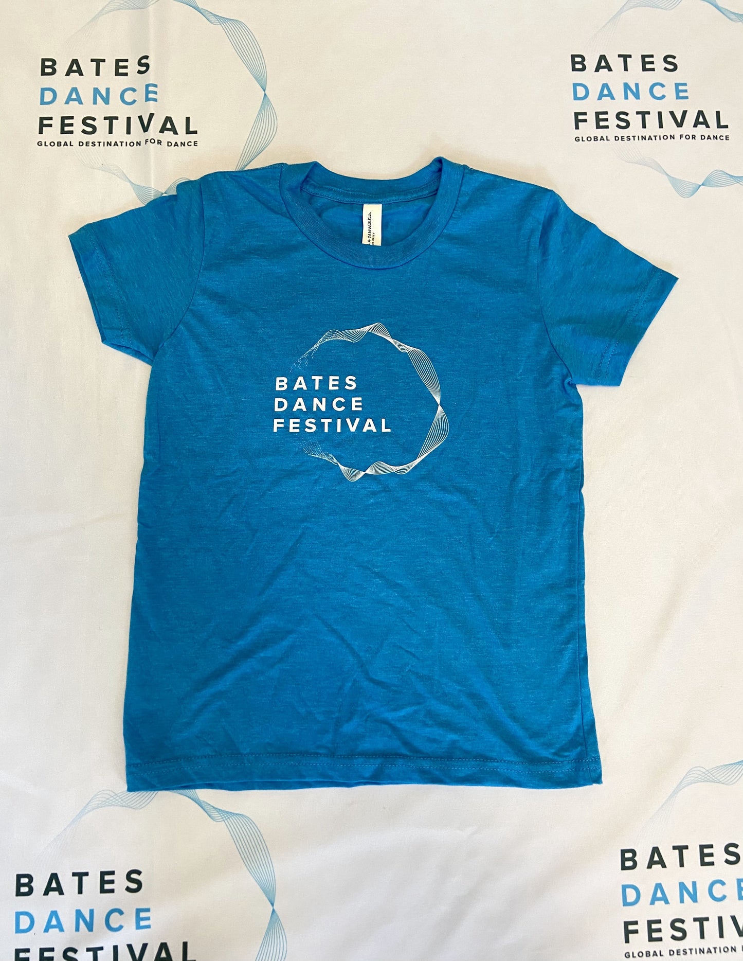 Bates Dance Festival Blue Youth Tee