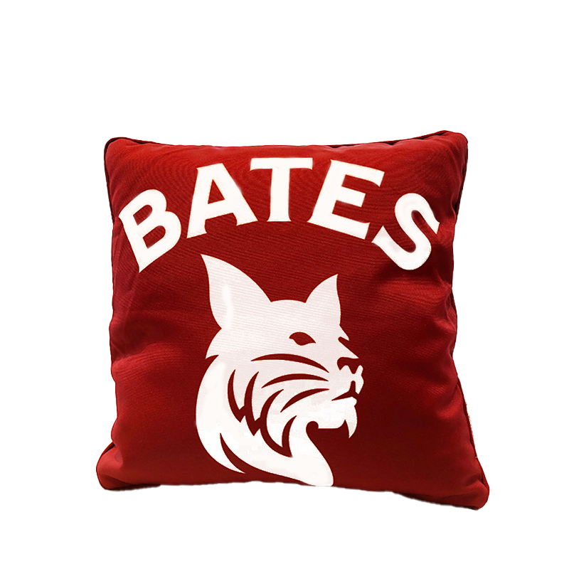 Pillow with BATES Bobcat