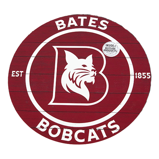 Bates Bobcats Indoor/Outdoor Circle Sign
