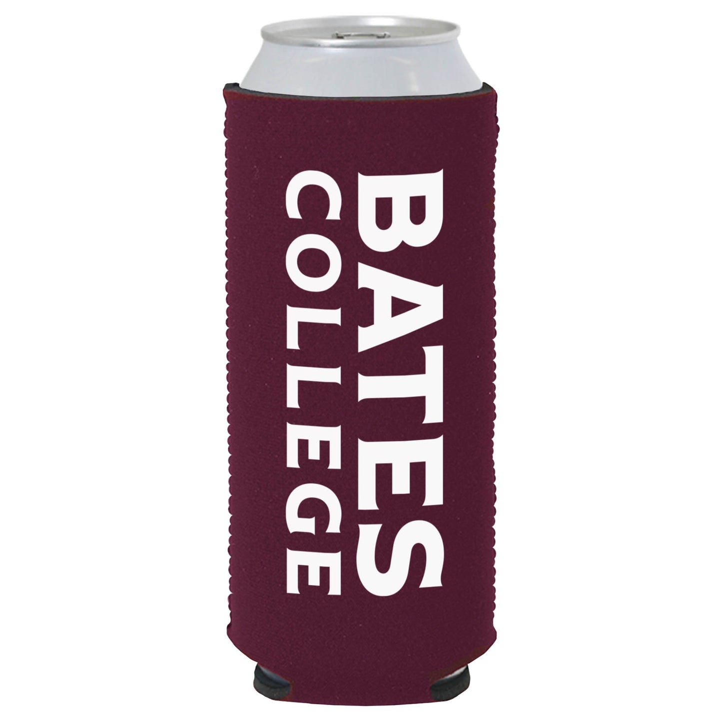 12 oz. BATES COLLEGE Tall Skinny Can Cooler