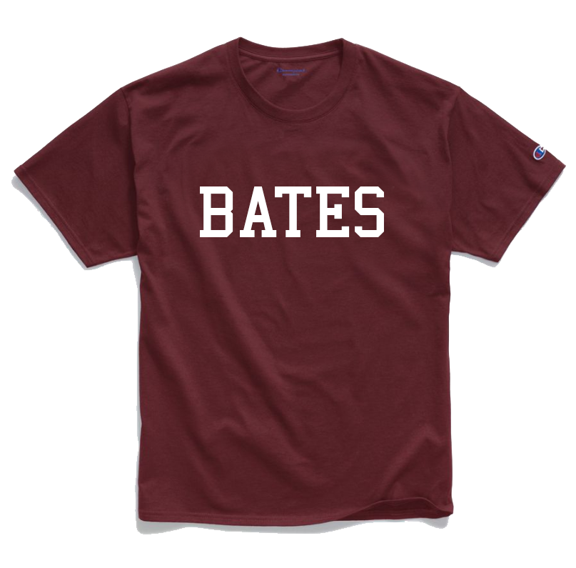 Maroon BATES Tee from Champion