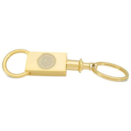 Gold Plated Two Sectional Key Ring